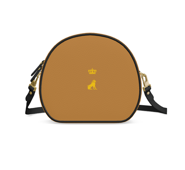 Round leather bag | Queen Luise Edition - personalized
